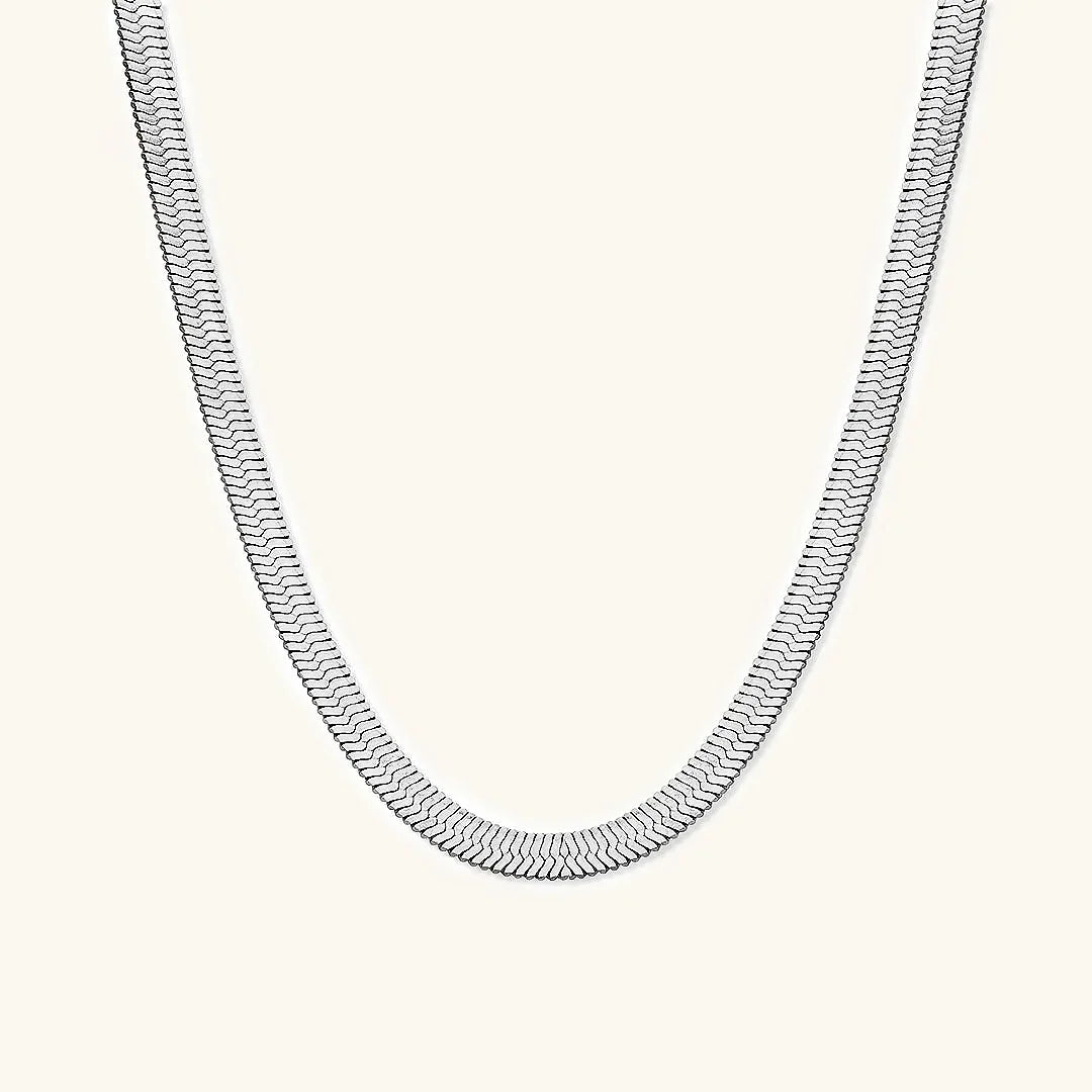 Eleanor Regal Herringbone Necklace