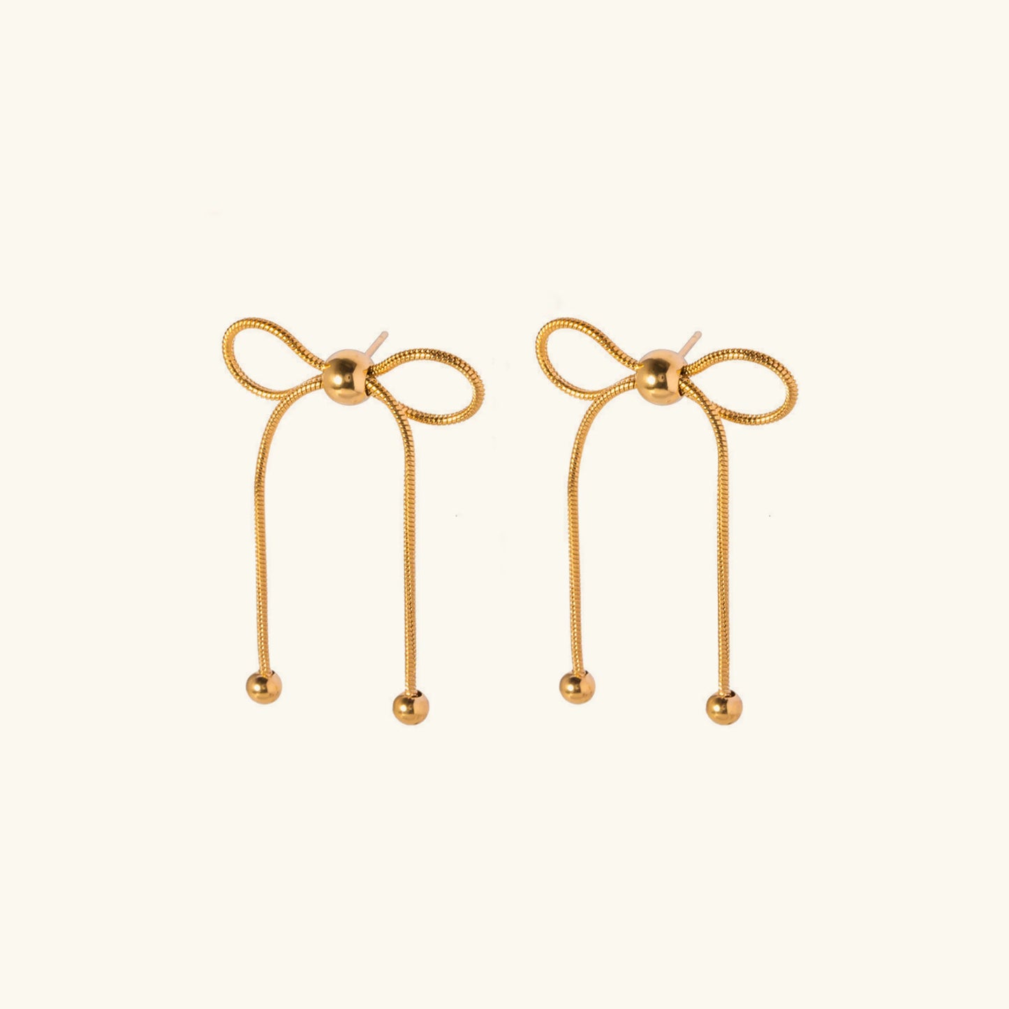 Diana Ribbon Drop Earrings