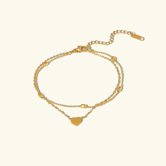 Alexandra Gold Anklet