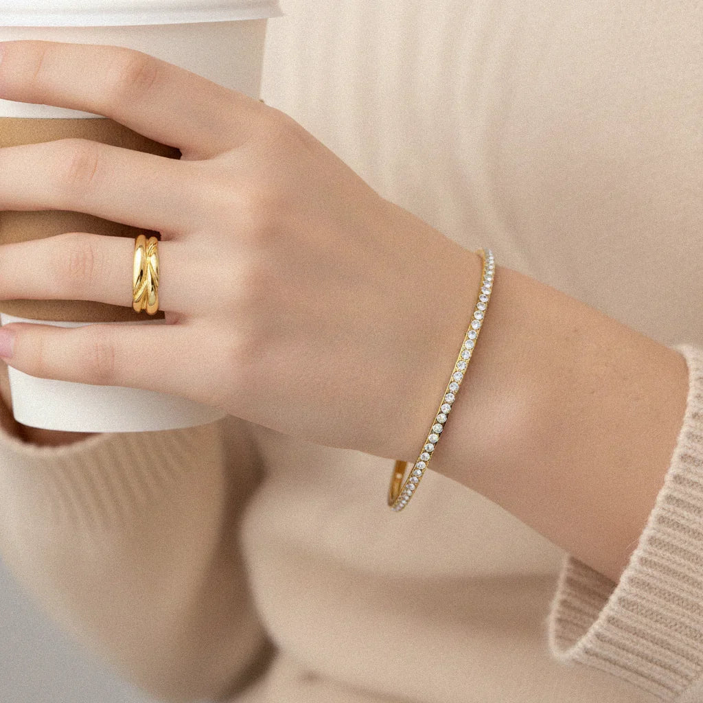 Sophie Diamond Bangle