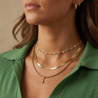 Iris Rainbow Choker