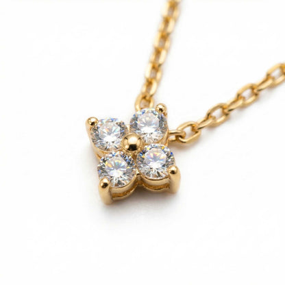 Georgina Crystal Flower Necklace