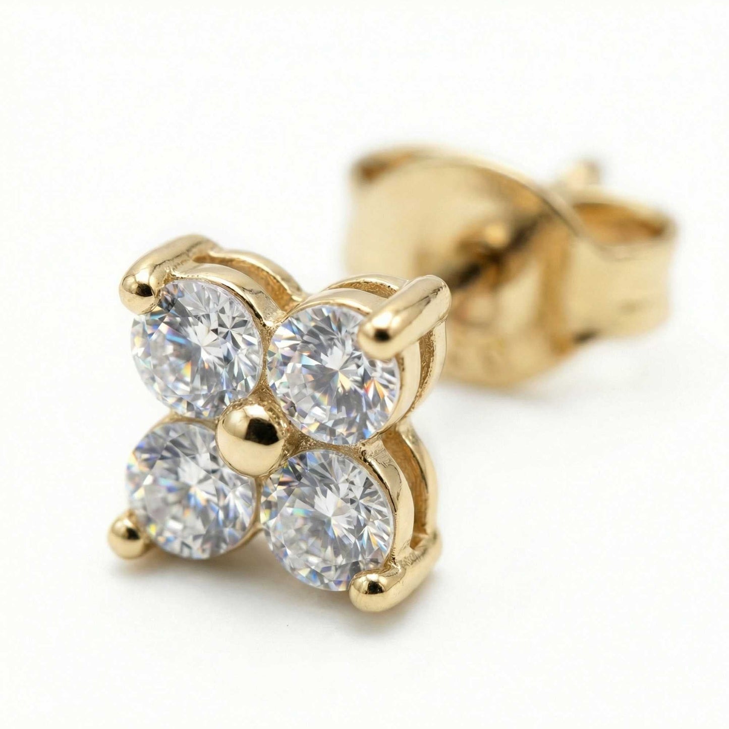 Camilla Crystal Flower Stud Earrings
