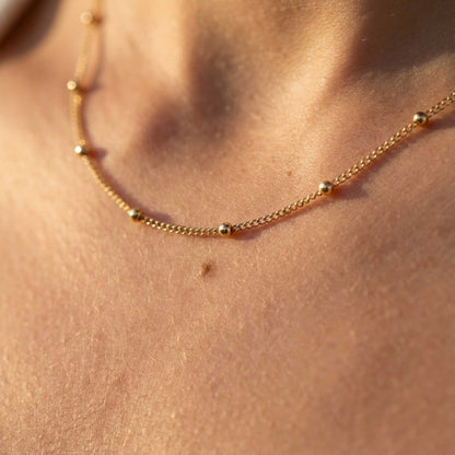 Beatrice Beaded Chain Necklace