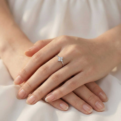 Matilda Crystal Flower Ring