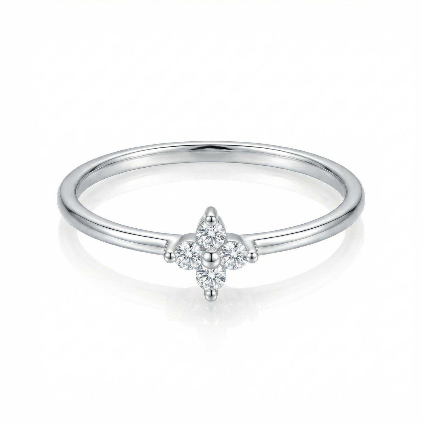 Matilda Crystal Flower Ring