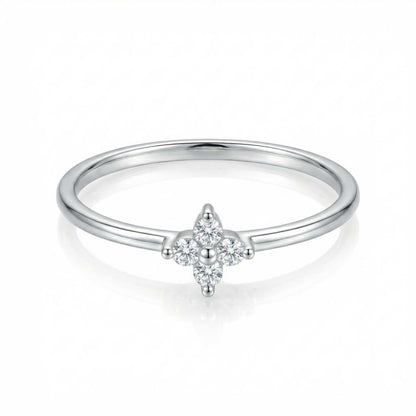 Matilda Crystal Flower Ring