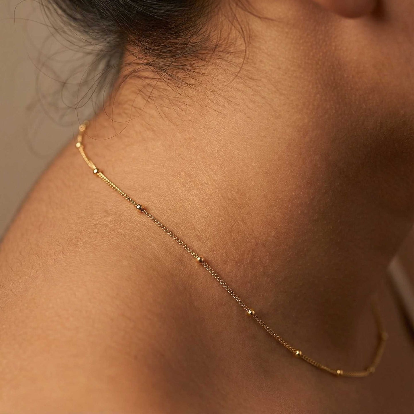 Beatrice Beaded Chain Necklace
