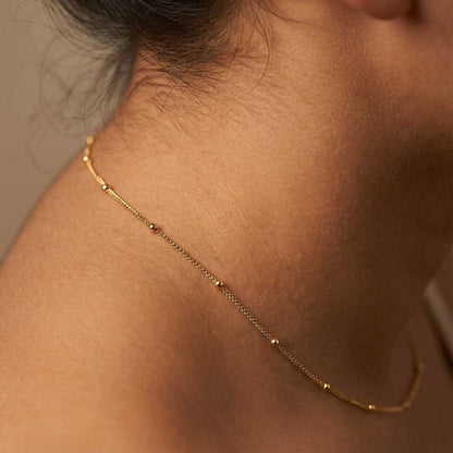 Beatrice Beaded Chain Necklace