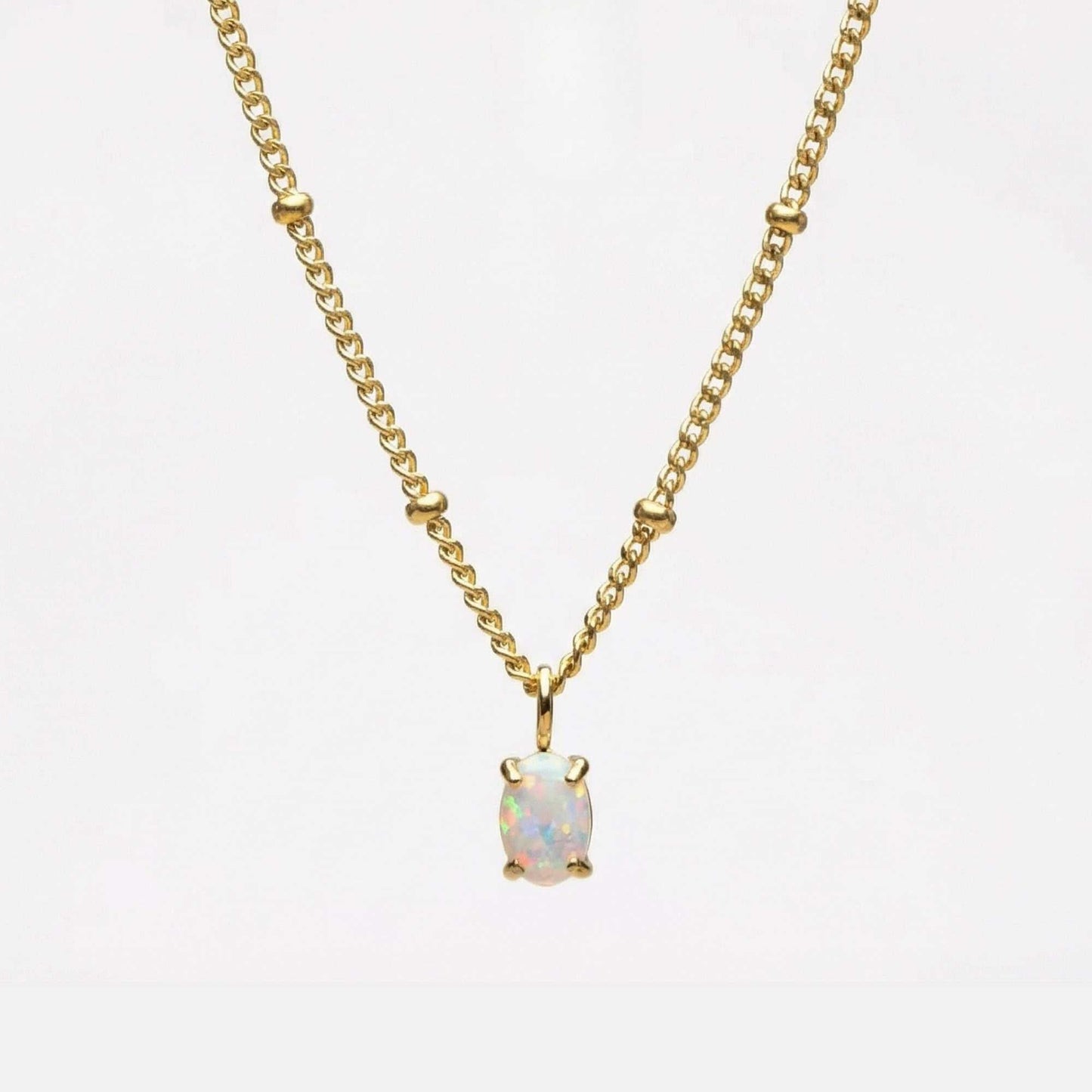 Elara Opal Pendant Necklace