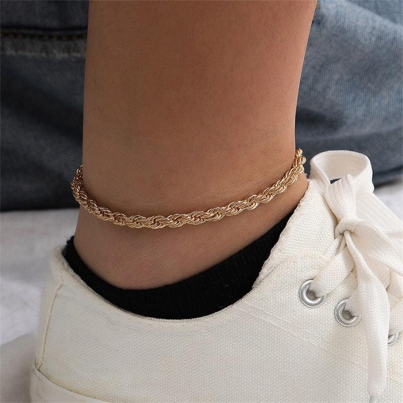 Frederica Braided Rope Anklet