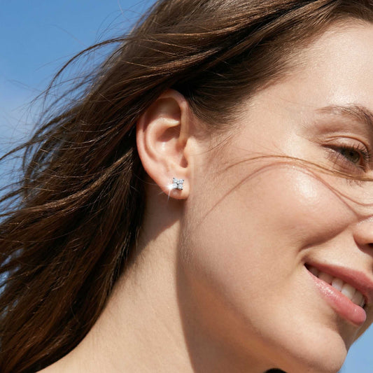 Camilla Crystal Flower Stud Earrings