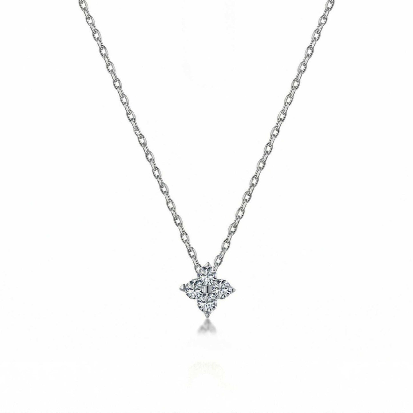 Georgina Crystal Flower Necklace