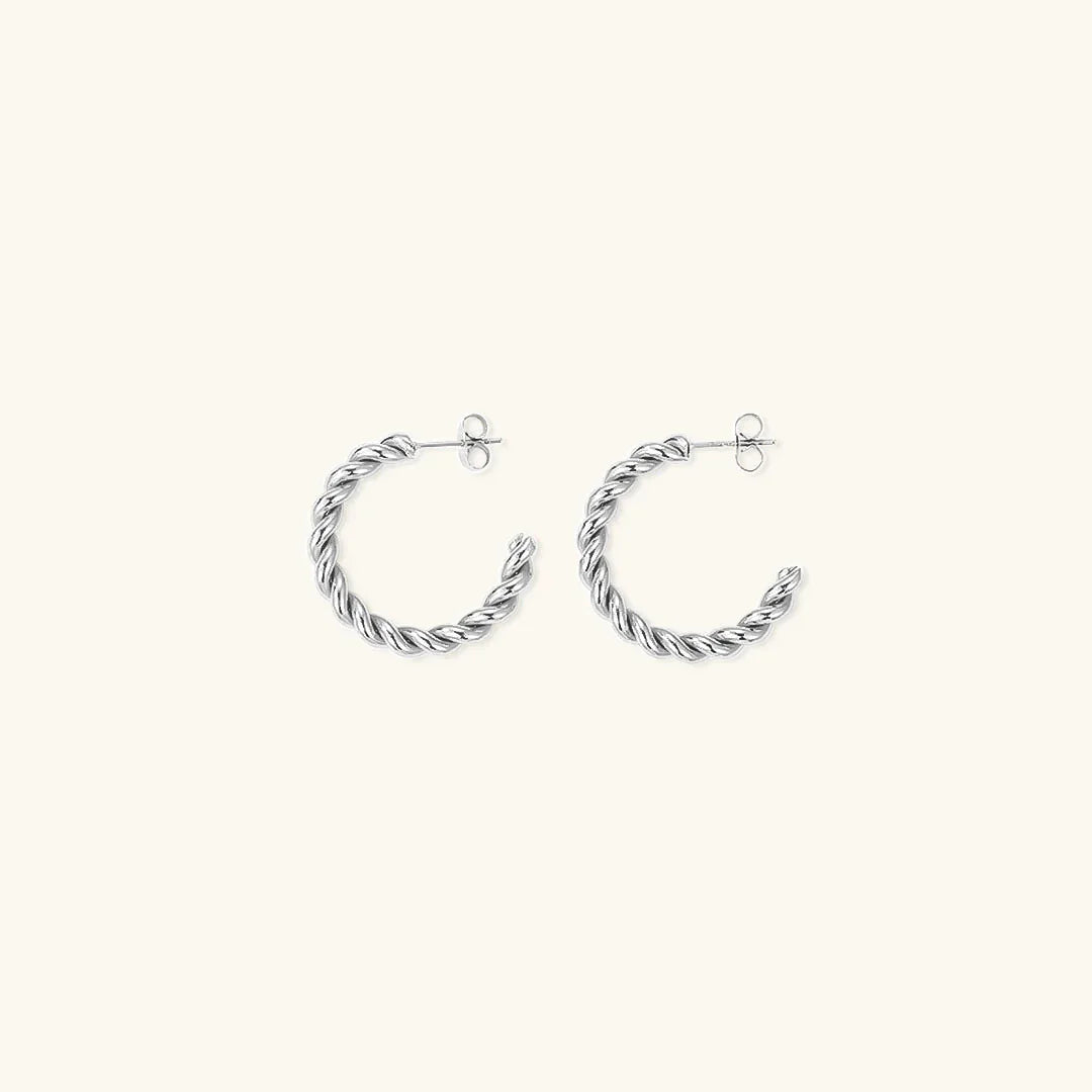 Sophie Twisted Hoop Earrings