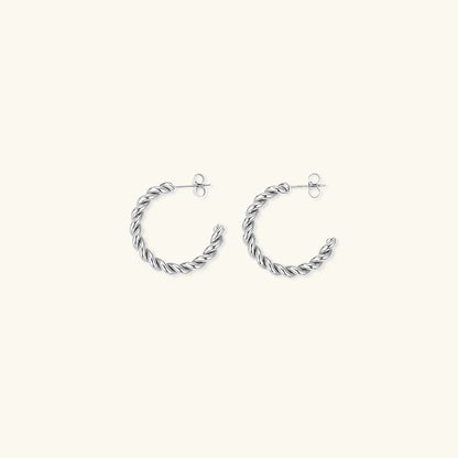 Sophie Twisted Hoop Earrings
