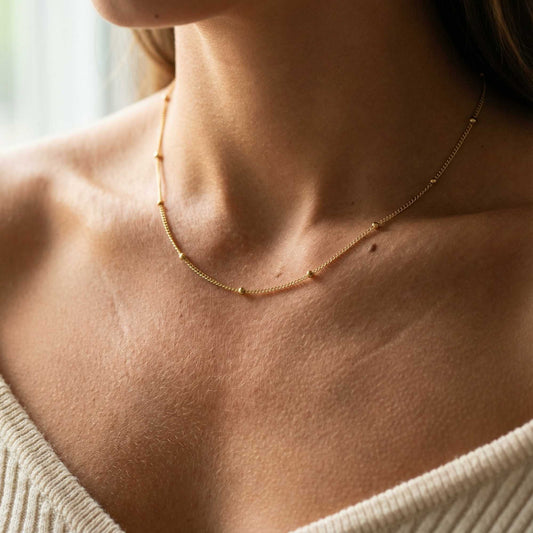 Beatrice Beaded Chain Necklace