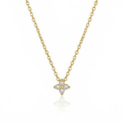 Georgina Crystal Flower Necklace