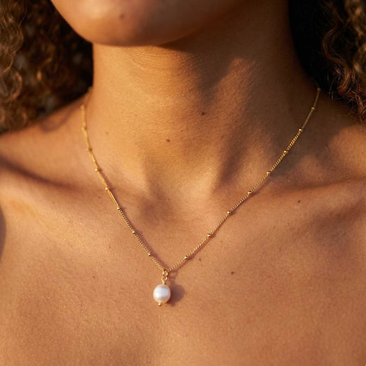 Calypso Pearl Drop Necklace