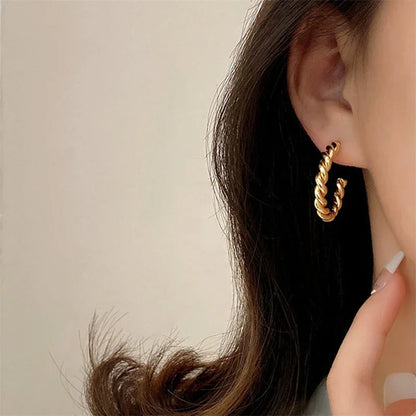 Sophie Twisted Hoop Earrings