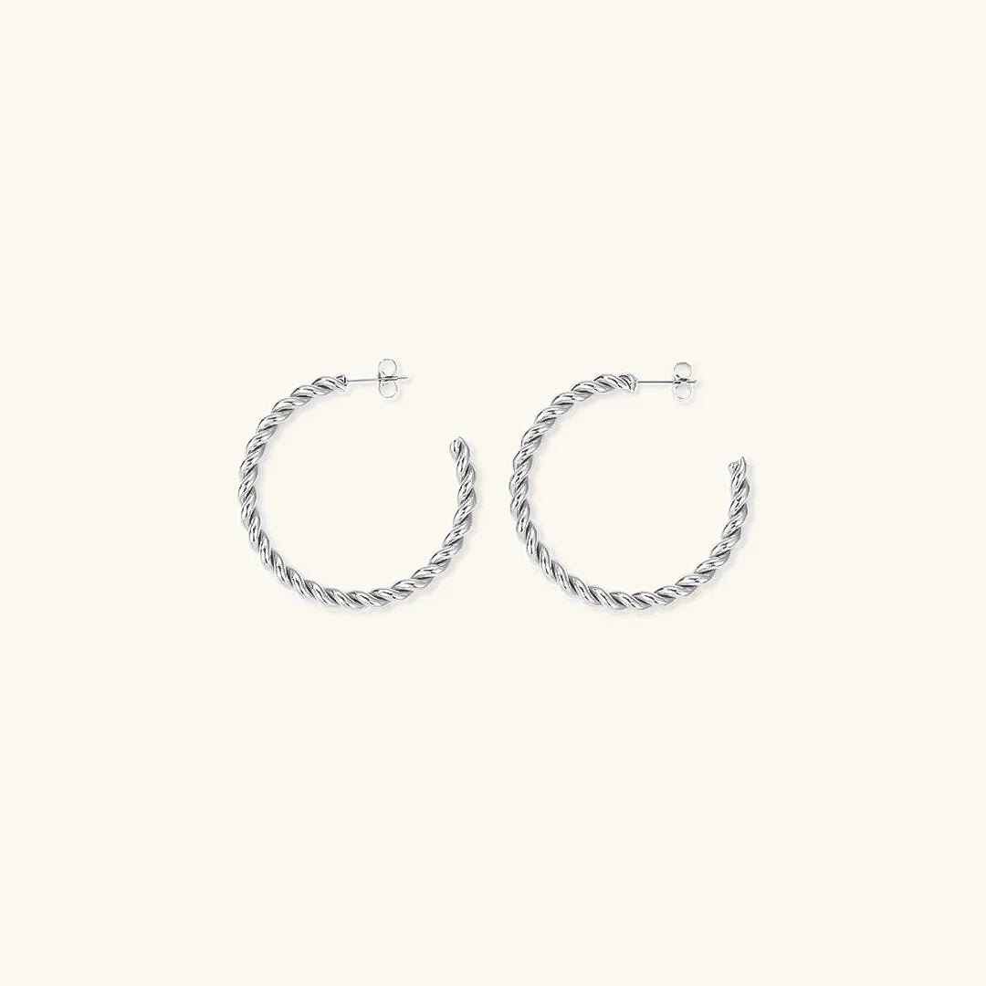 Sophie Twisted Hoop Earrings