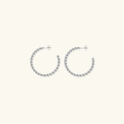 Sophie Twisted Hoop Earrings