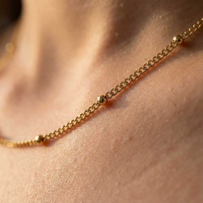 Beatrice Beaded Chain Necklace