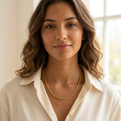 Athena Rope Chain Necklace