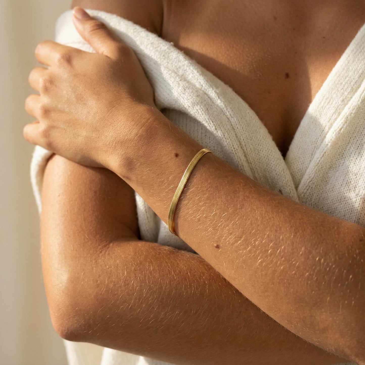 Charlotte Herringbone Bracelet