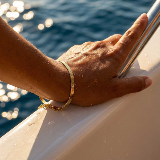 Charlotte Herringbone Bracelet
