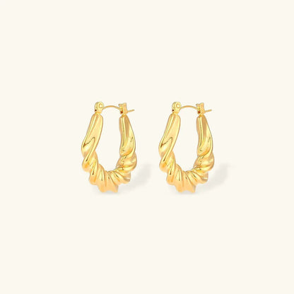 Sienna Twist Hoop Earrings