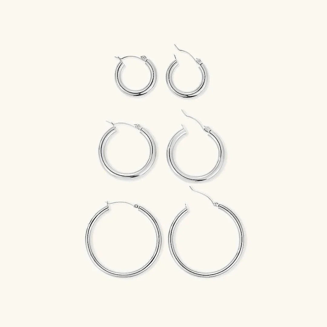 Charlotte Grand Hoop Earrings