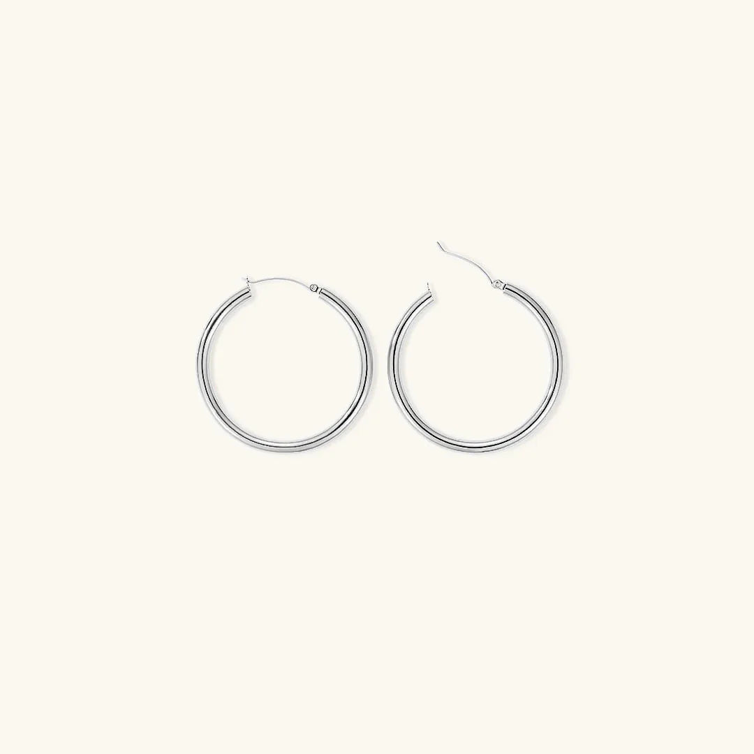 Charlotte Grand Hoop Earrings