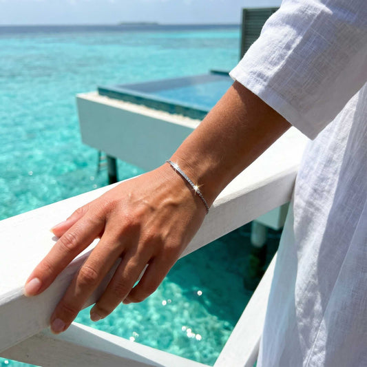 Alexandra Crystal Bar Bracelet