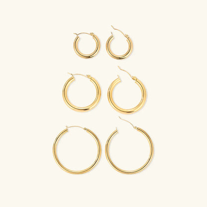 Charlotte Grand Hoop Earrings