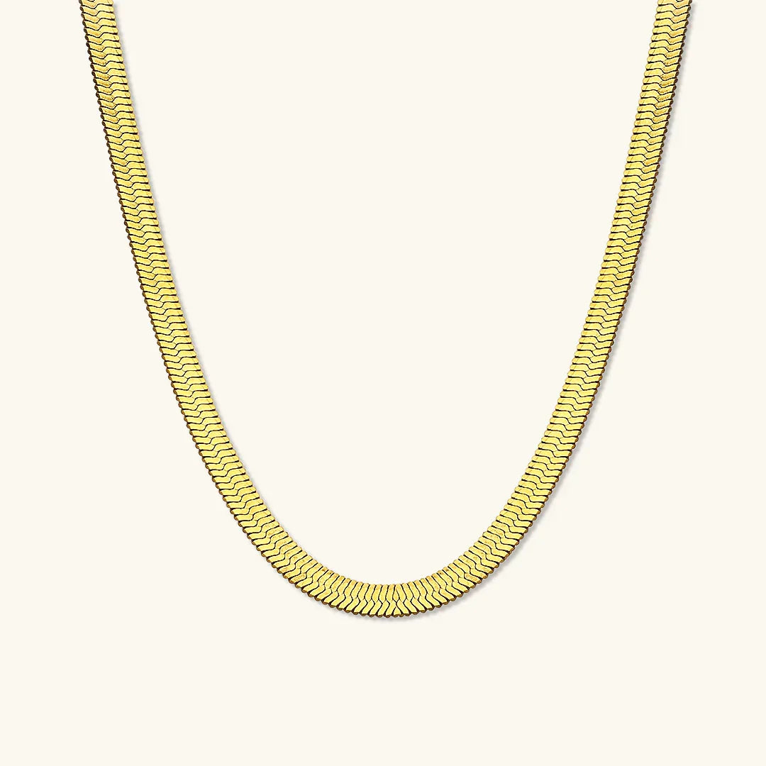 Eleanor Regal Herringbone Necklace