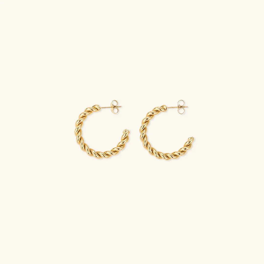 Sophie Twisted Hoop Earrings