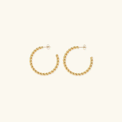 Sophie Twisted Hoop Earrings