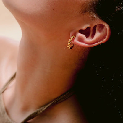 Sophie Twisted Hoop Earrings