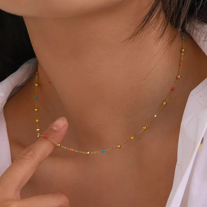 Isolde Regal Beaded Necklace