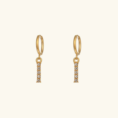Lily Initial Drop Earrings