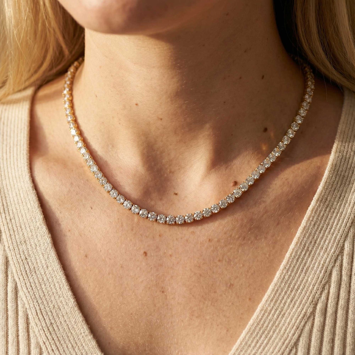 Diana Tennis Necklace