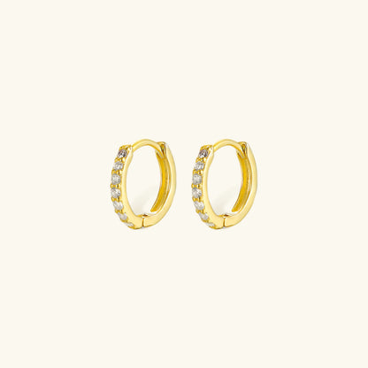 Molly Diamond Huggie Earrings