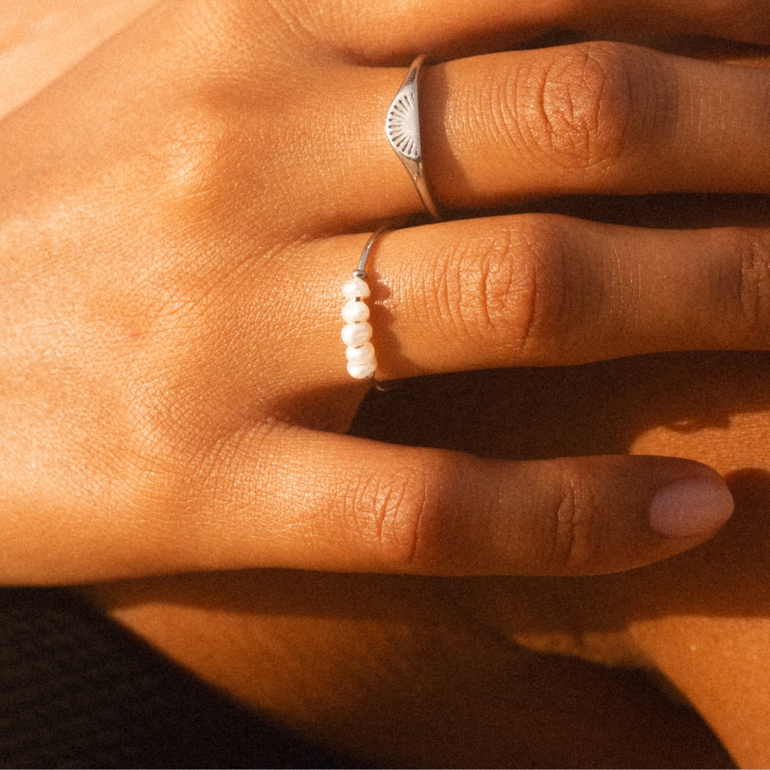 Delicate Mini Pearl Ring