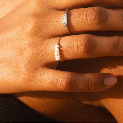 Delicate Mini Pearl Ring