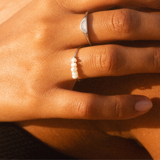 Delicate Mini Pearl Ring