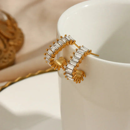 Clara Diamond Stud Earrings