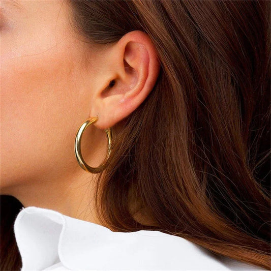 Charlotte Grand Hoop Earrings