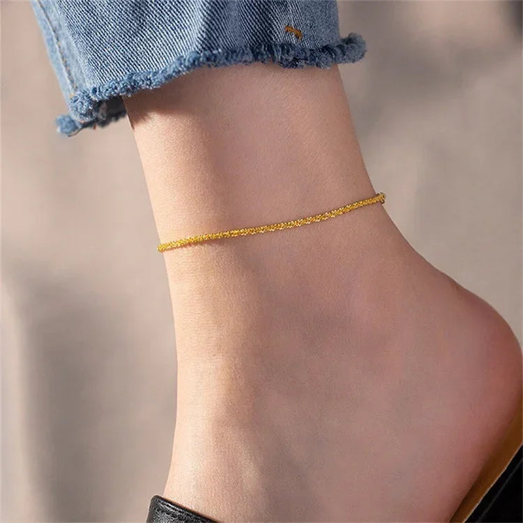 Abigail Gold Link Anklet