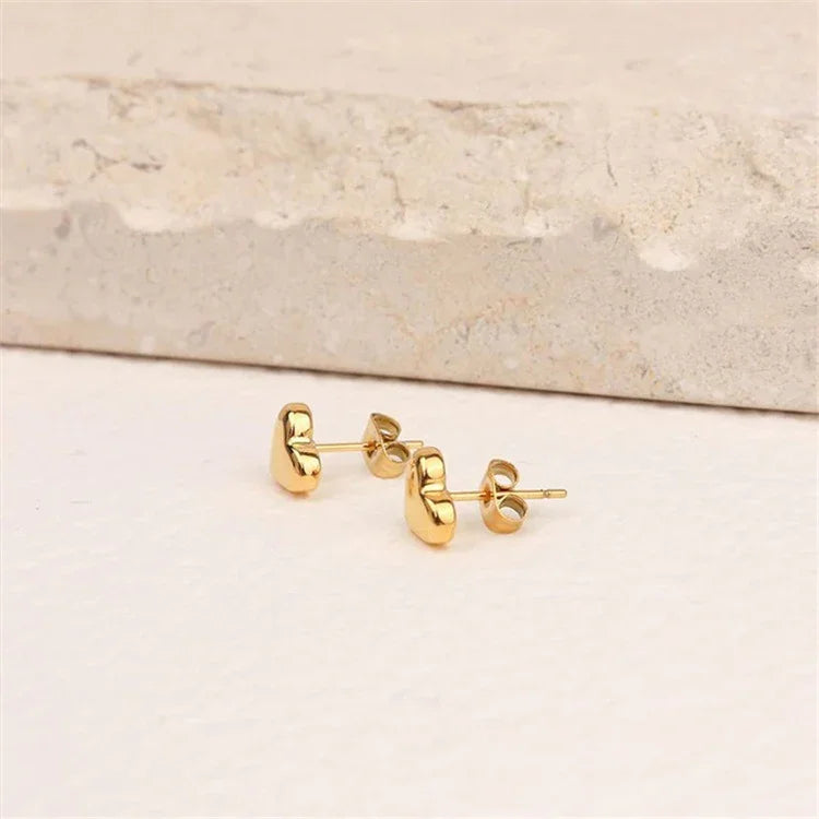 Hannah Gold Stud Earrings