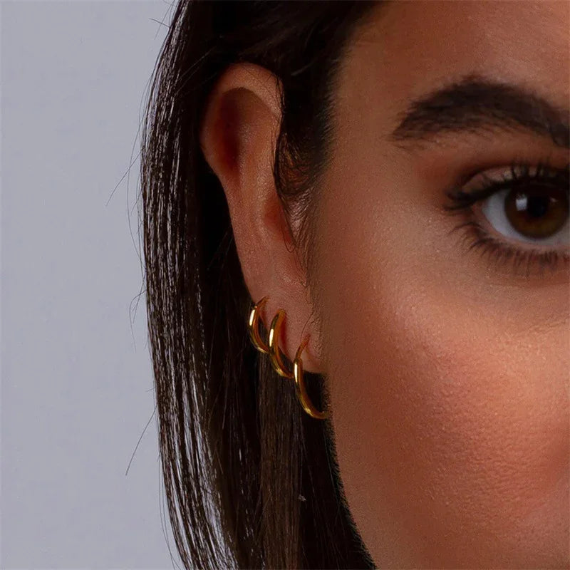 Victoria Classic Hoop Earrings